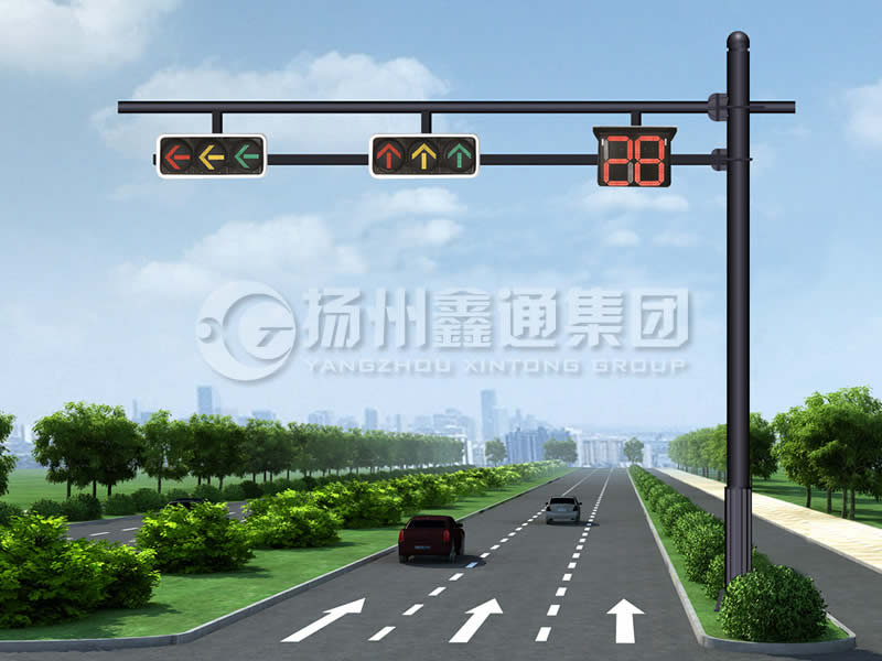 XHDG-061，F(xiàn)型信號(hào)燈桿，晉中信號(hào)燈桿